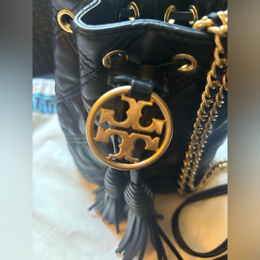 Tory Burch Fleming Mini Bucket Bag